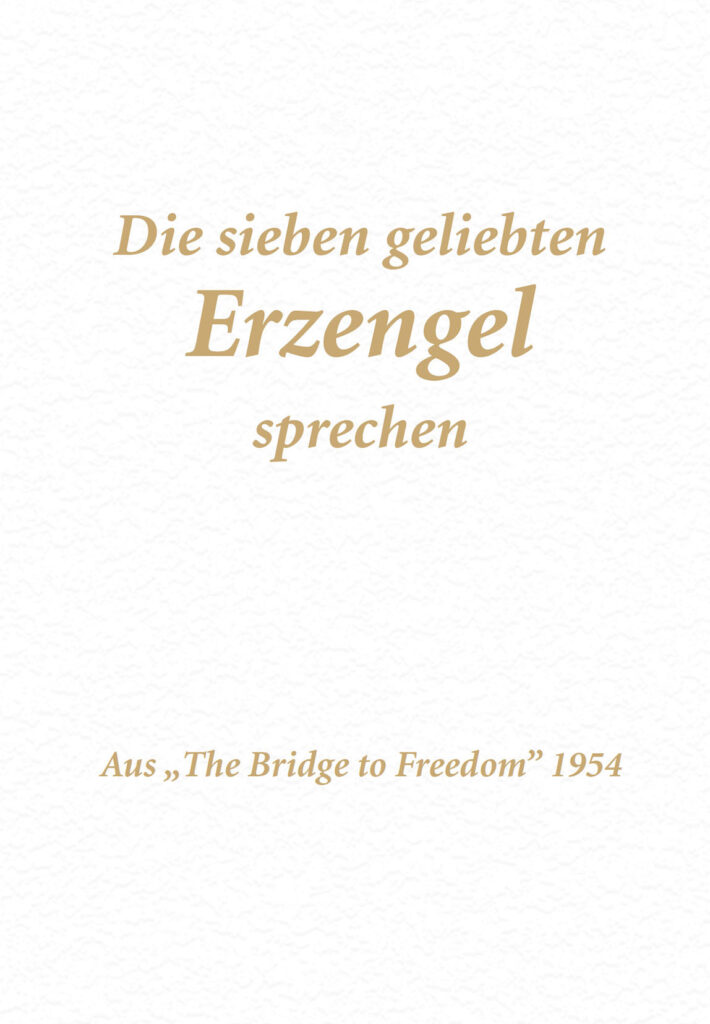 Die sieben geliebten Erzengel sprechen